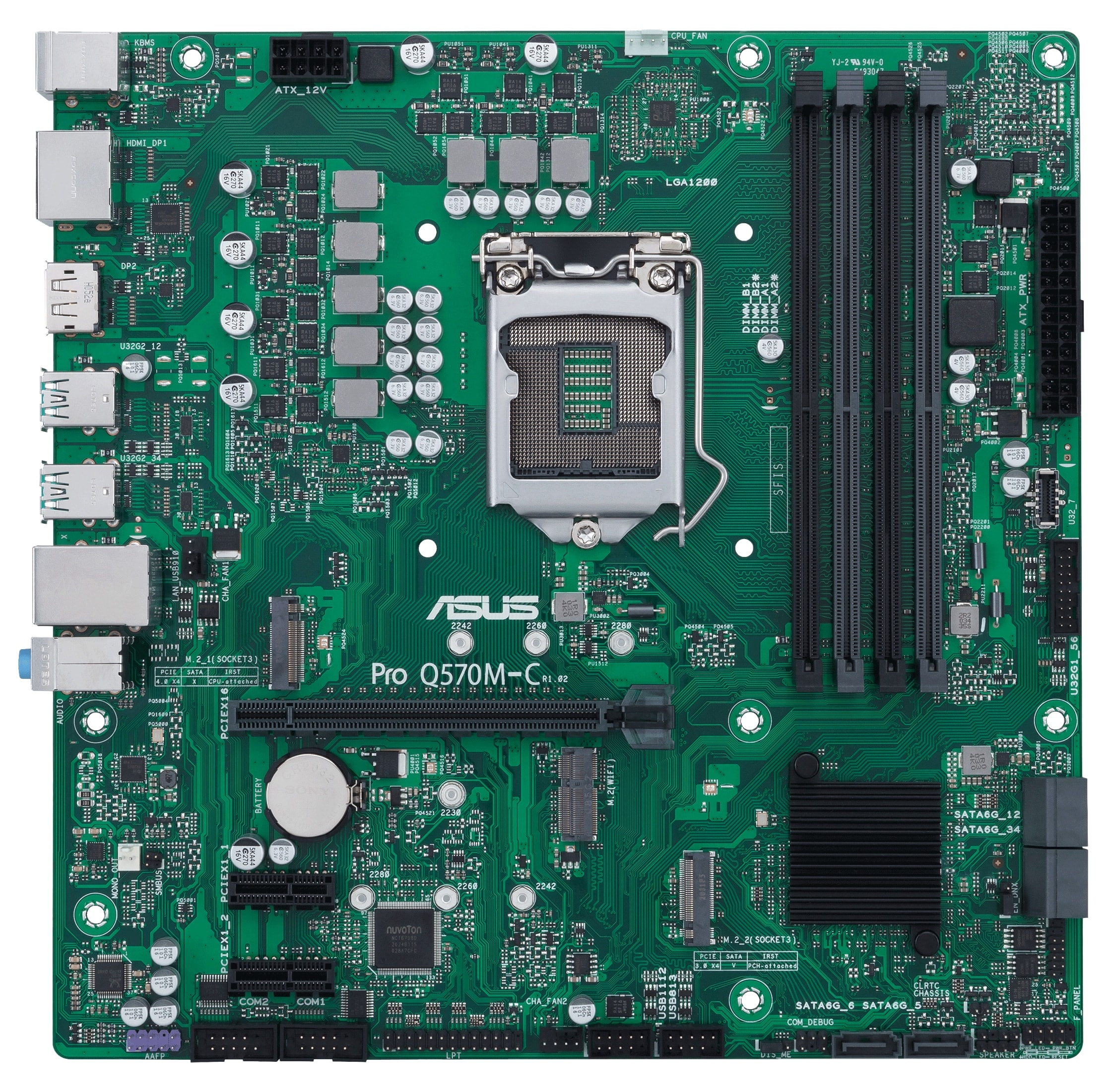 Asus PRO Q570M-C/CSM motherboard