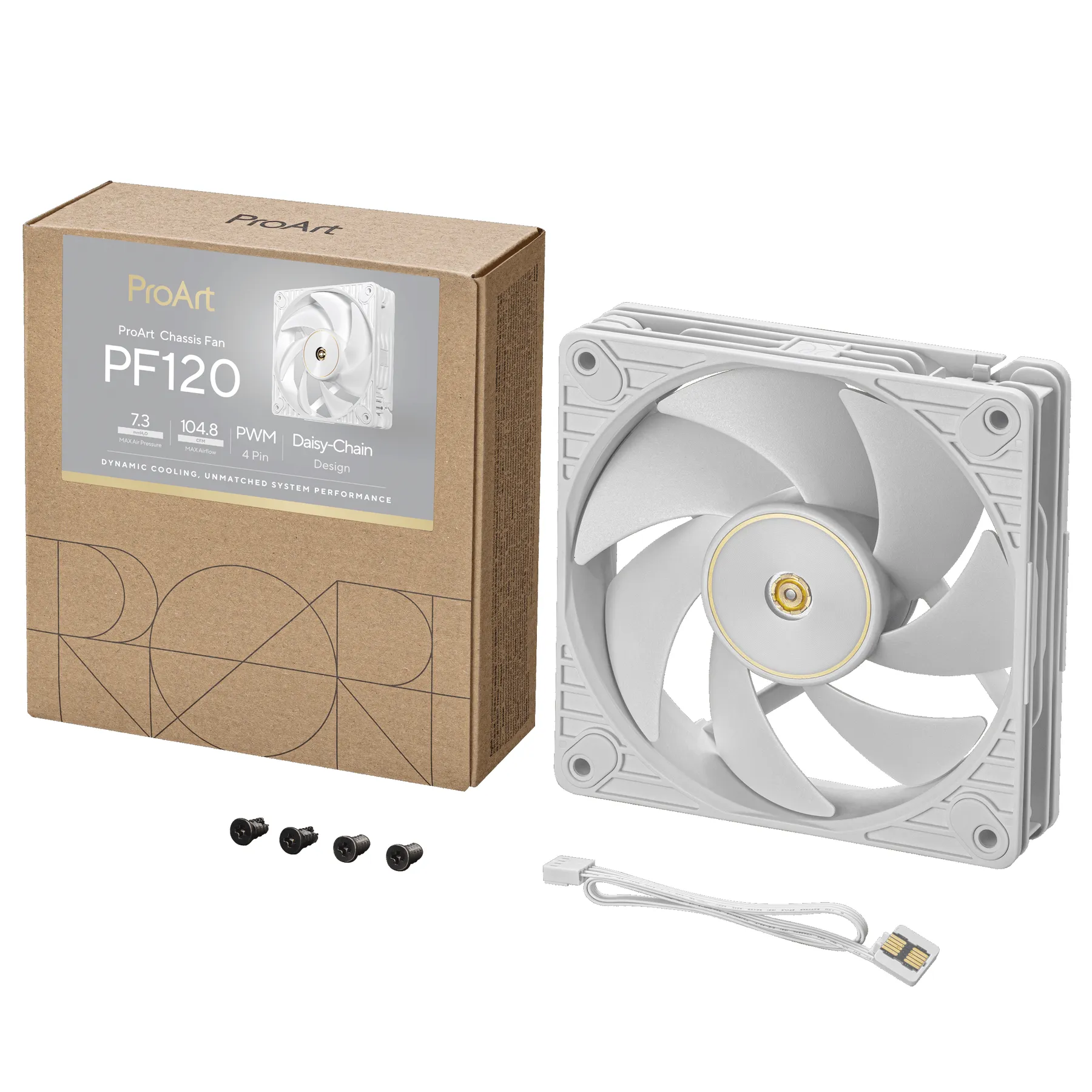 Asus ProArt PF 120, 120mm, 3000 rpm - Bianco