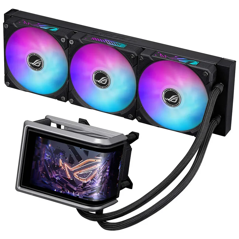 ASUS ROG Ryuo IV 360 ARGB CPU Liquid Cooler Display AMOLED 6.67'' Intel 1851/1700/1200 AMD AM5/AM4