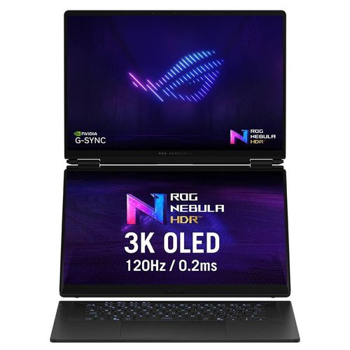 ASUS ROG ZEPHYRUS DUO GX651AX 2x 16inch 120HZ INTEL CORE ULTRA 9 386H RAM 64GB SSD 2TB NVIDIA RTX 5090 WINDOWS 11 HOME 3Y WARRANTY