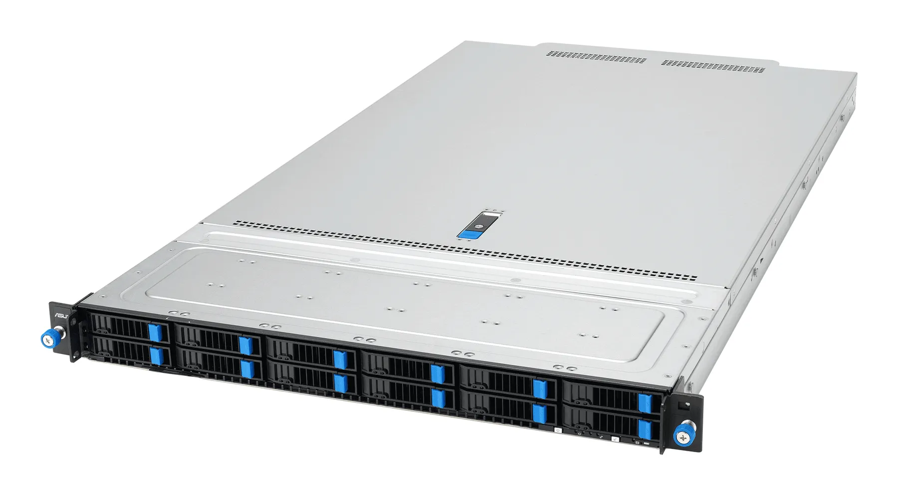 ASUS Server RS700A-E13-RS12U Rack 1U 2x AMD EPYC 32 GB RAM Schwarz, Silber