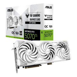 ASUS TUF Gaming GeForce RTX 5070 Ti 16GB GDDR7 BTF White OC Edition - Videokaart