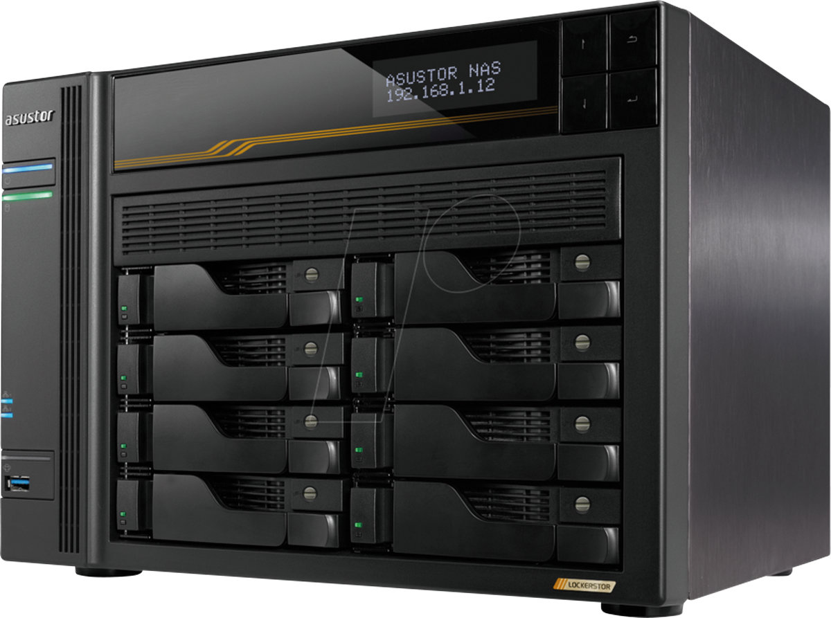 ASUSTOR Lockerstor AS6808T 8-Bay NAS-Server 16 GB RAM