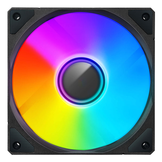 Azza Lüfter Pro ARGB 120mm Gehäuselüfter PC Schwarz