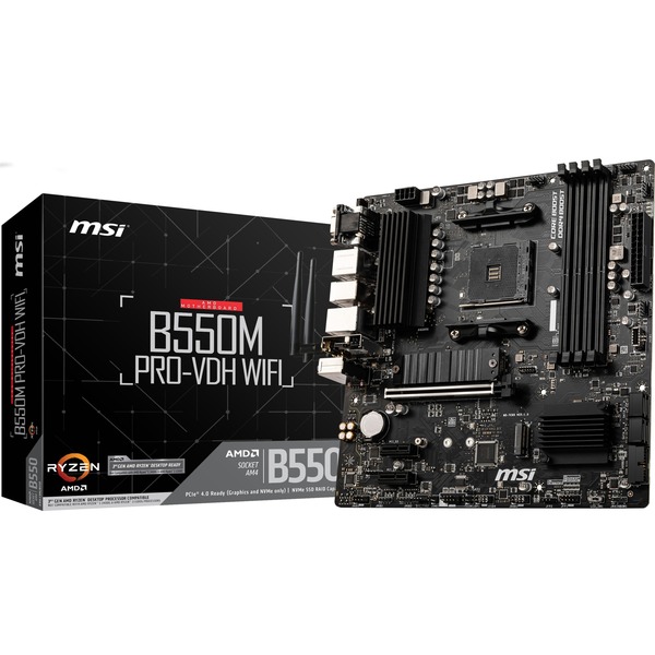 B550M PRO-VDH WIFI socket AM4 moederbord