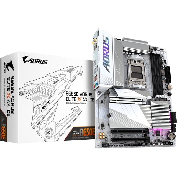 B650E AORUS ELITE X AX ICE socket AM5 moederbord
