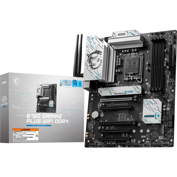 B760 GAMING PLUS WIFI DDR4 socket 1700 moederbord