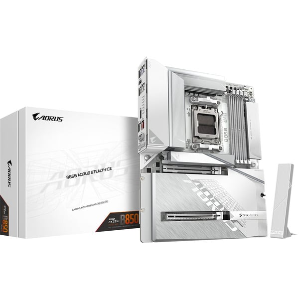 B850 AORUS STEALTH ICE socket AM5 moederbord