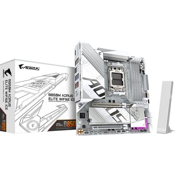 B850M AORUS ELITE WIFI6E ICE socket AM5 moederbord