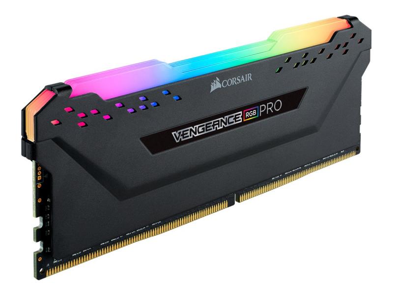 Barrette mémoire 16Go DIMM DDR4 Corsair Vengeance Pro RGB  3600Mhz (Noir)