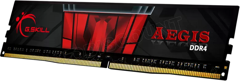 Barrette mémoire 8Go DIMM DDR4 G.Skill Aegis  2400Mhz (Noir et Rouge)