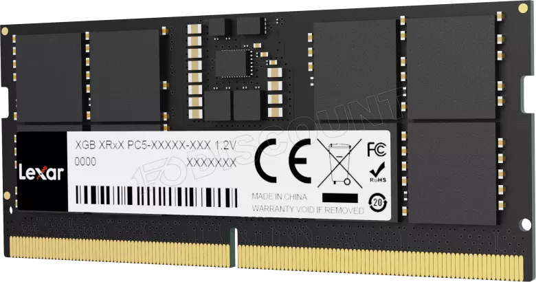Barrette mémoire 8Go SODIMM DDR5 Lexar 5600Mhz (Noir)