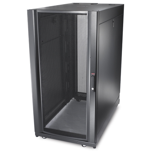 Bastidor preto 24U 19" Compatível com TAA APC NetShelter SX AR3104SP1