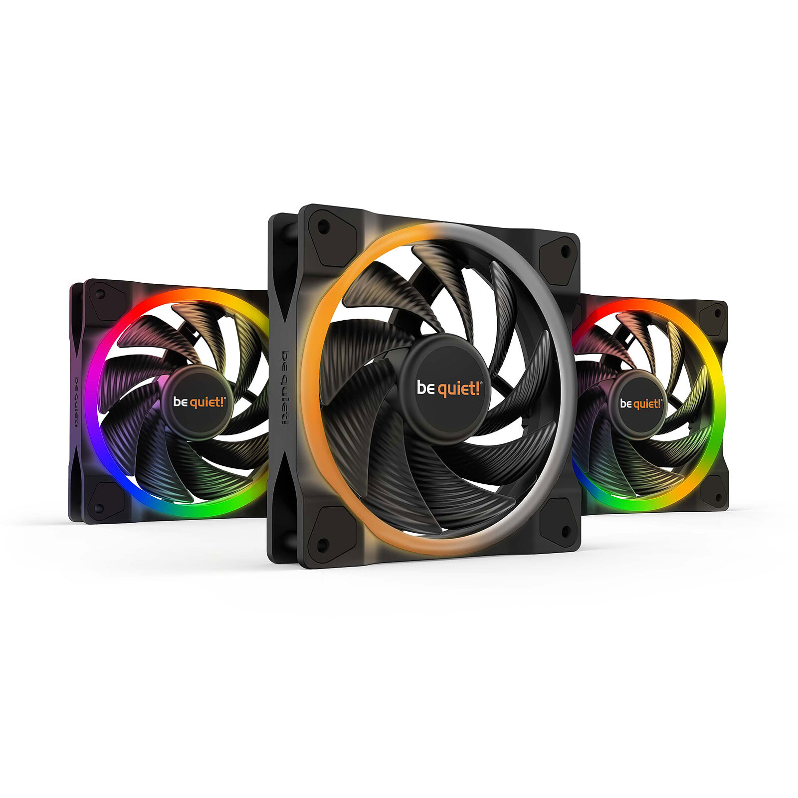 be quiet! Light Wings PWM High-Speed Triple Pack - Ventilatorhuis