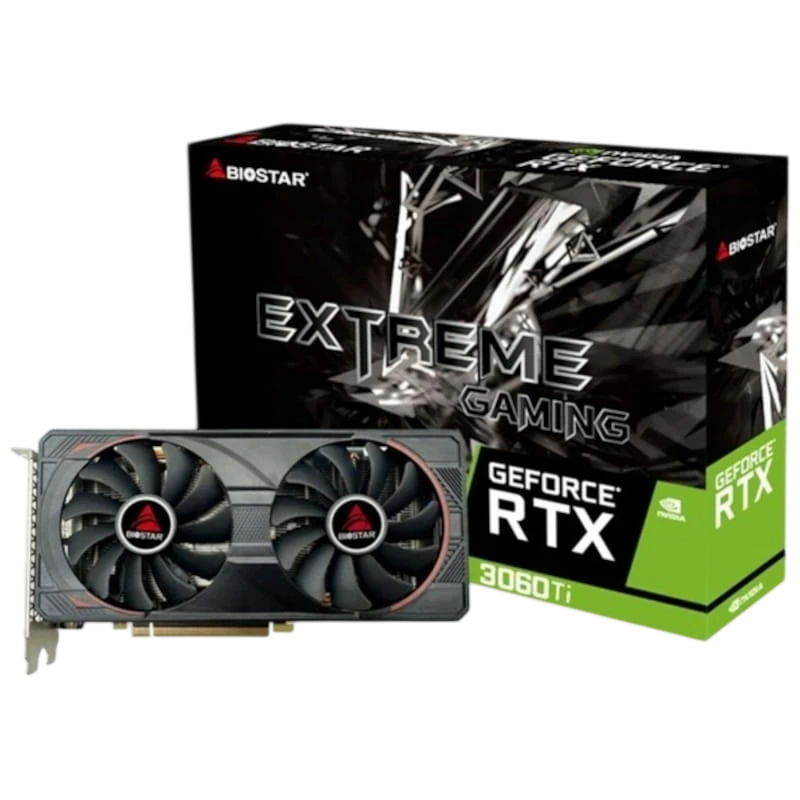 Biostar GeForce RTX 3060 Ti 8GB Placa gr&aacute;fica
