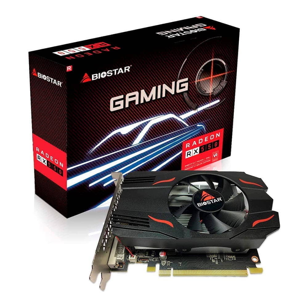 Biostar RX550 VA5505RF41 4GB GDDR5 graphic card