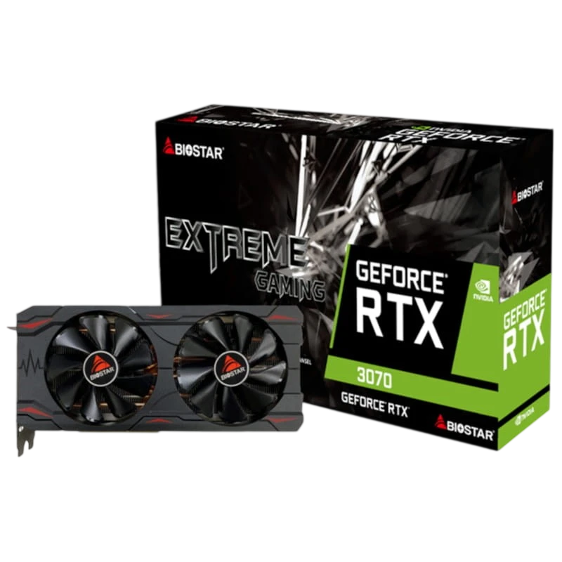 Biostar VN3706RM82 NVIDIA GeForce RTX 3070 8 GB GDDR6 Placa gr&aacute;fica