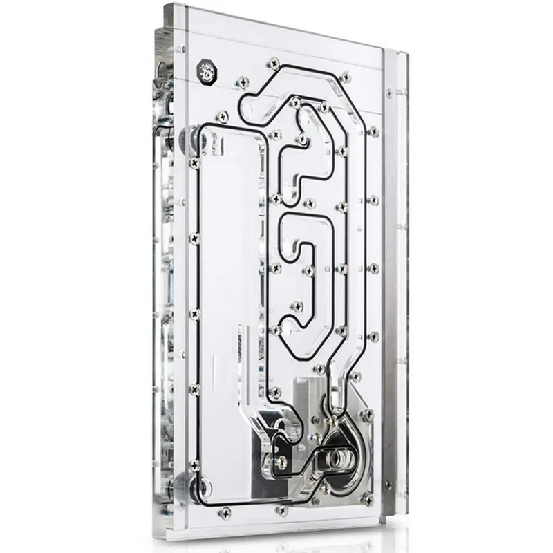 Bitspower Sedna O11DS Distroplate für LIAN LI O11 Dynamic Mini, ARGB - transparent