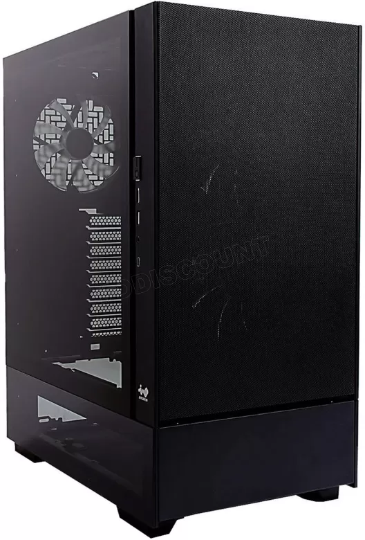 Boitier Grand Tour E-ATX InWin ModFree Base avec panneau vitré (Noir)