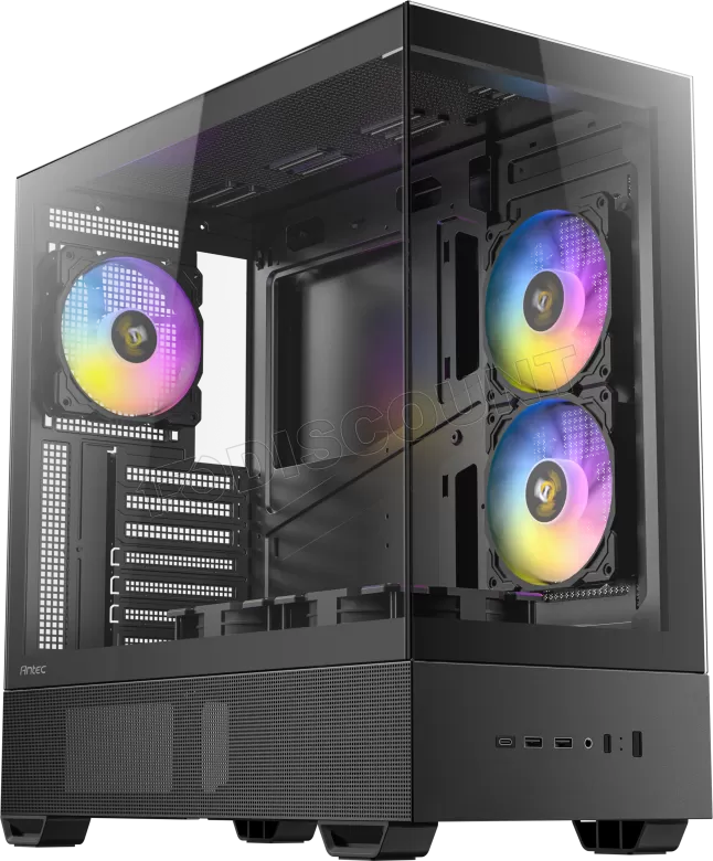 Boitier Moyen Tour ATX Antec CX705 RGB avec panneaux vitrés (Noir)