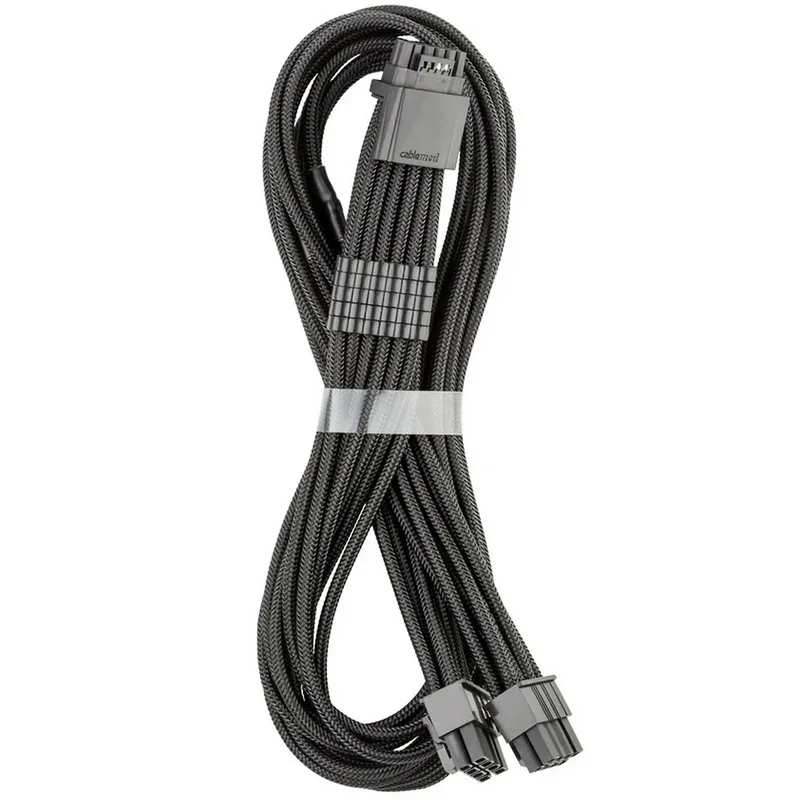 CableMod C-Series Pro ModMesh 12V-2x6 a 2x8 Pin, Corsair Type 3 e 4 - Nero