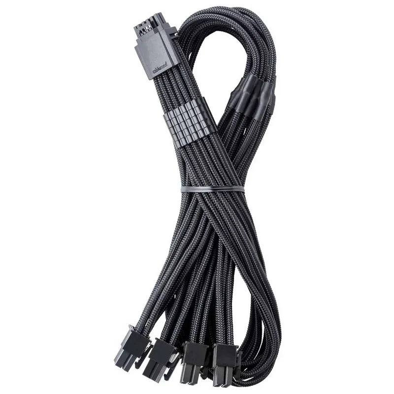 CableMod C-Series Pro ModMesh Cavo 12V-2x6 a 4x8 Pin, Corsair Type 3 e 4 - Nero