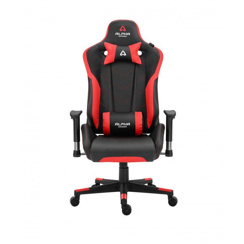 Cadeira ALPHA Gamer Zeta Preta/Vermelha