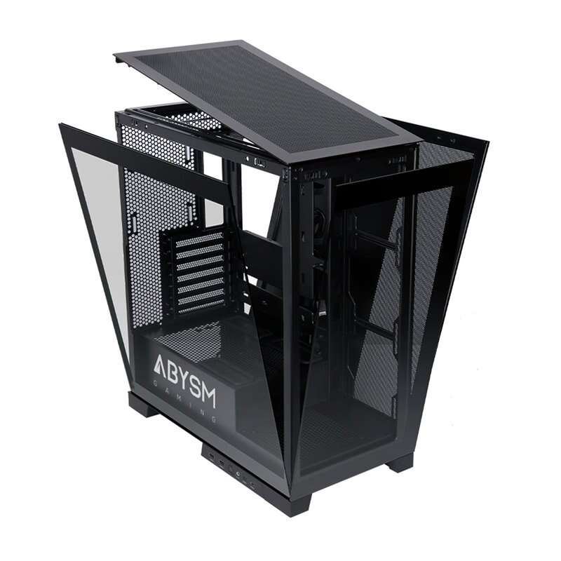 CAIXA ABYSM GAMING ATX DANUBE SAVA H500 AB123511 Preto