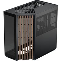 Caixa ATX APNX V1 Preto/Madeira