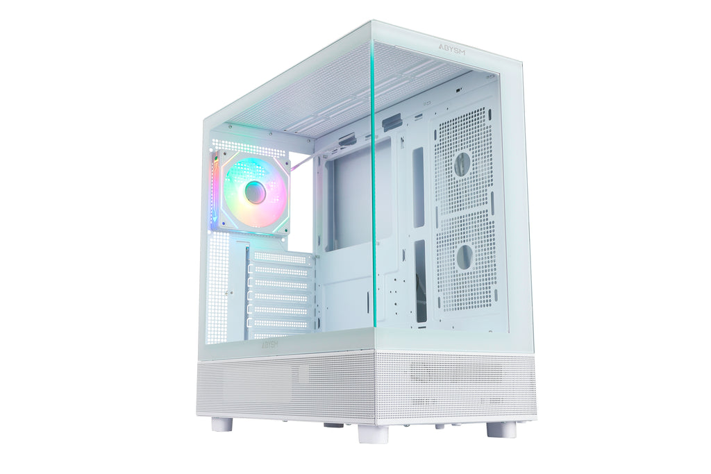 Caixa ATX CASE DANUBE SAVA H400 Branca -Tempered Glass- 1XUSB 3.1+2 X USB3.0 - 1