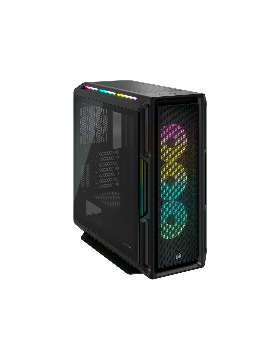 Caixa ATX Corsair 5000T iCUE RGB Preta, Vidro Temperado, USB-C e RGB