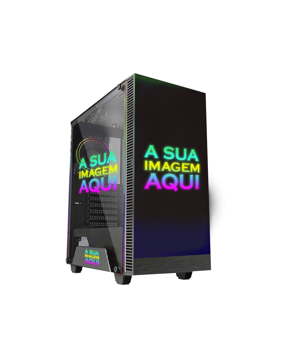 Caixa ATX Gamemax Kreator - Painel Vidro Temperado, aRGB, Controlador e Personalizável