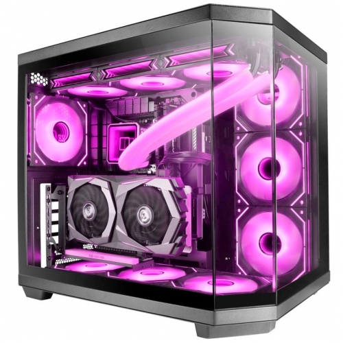Caixa ATX MC-3TCORE Vidro Temperado (Preto) - MARS GAMING