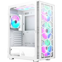 Caixa ATX Montech X3 Glass RGB Vidro Temperado Branco