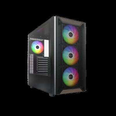CAIXA ATX MONTECH XR WOOD BLACK