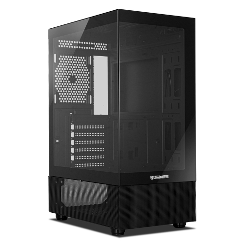 Caixa ATX Nox Hummer Vision Tempered Glass Preta