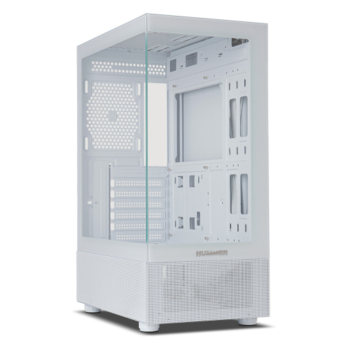 Caixa ATX Nox Hummer Vision Tempered Glass Branca