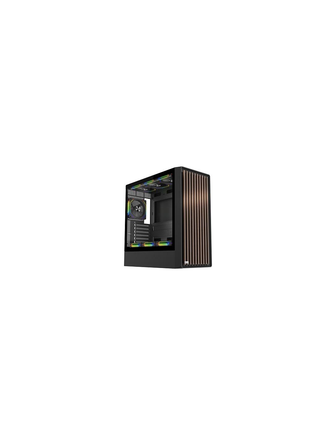 Caixa Atx Slayer Rx25 North 3x Fan Argb Frontal Wood