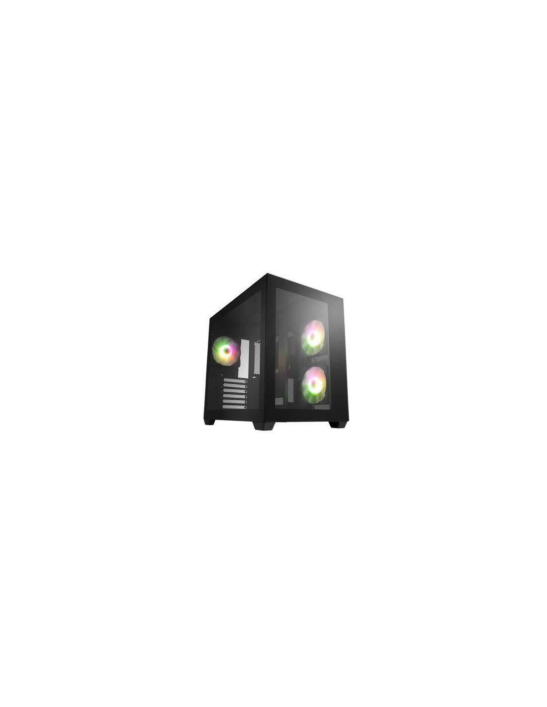 Caixa Computador FSP CMT380A Midi Tower ATX com Vidro Temperado