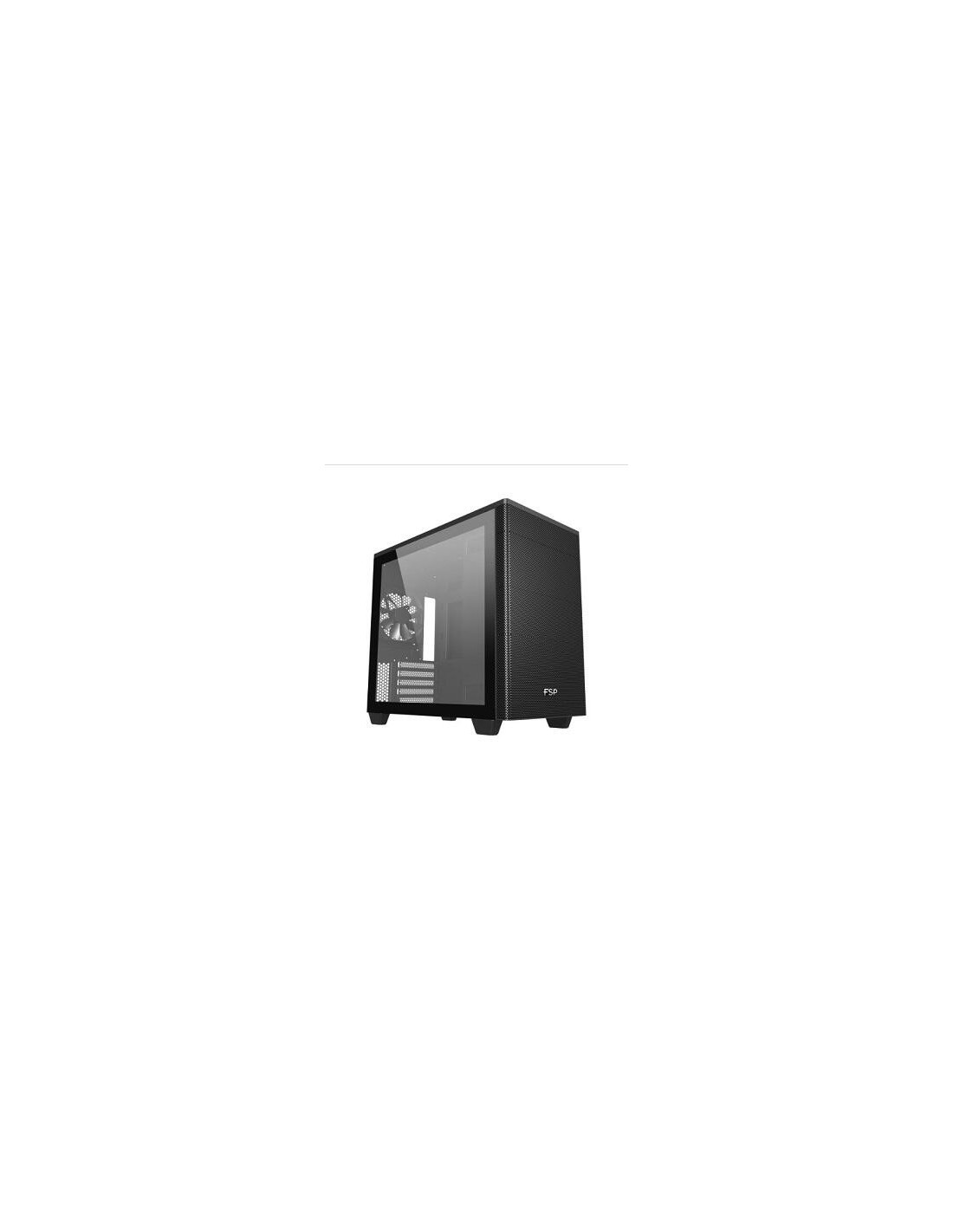 Caixa de Computador FSP CST360 Micro-ATX: Vidro Temperado, Mesh Frontal