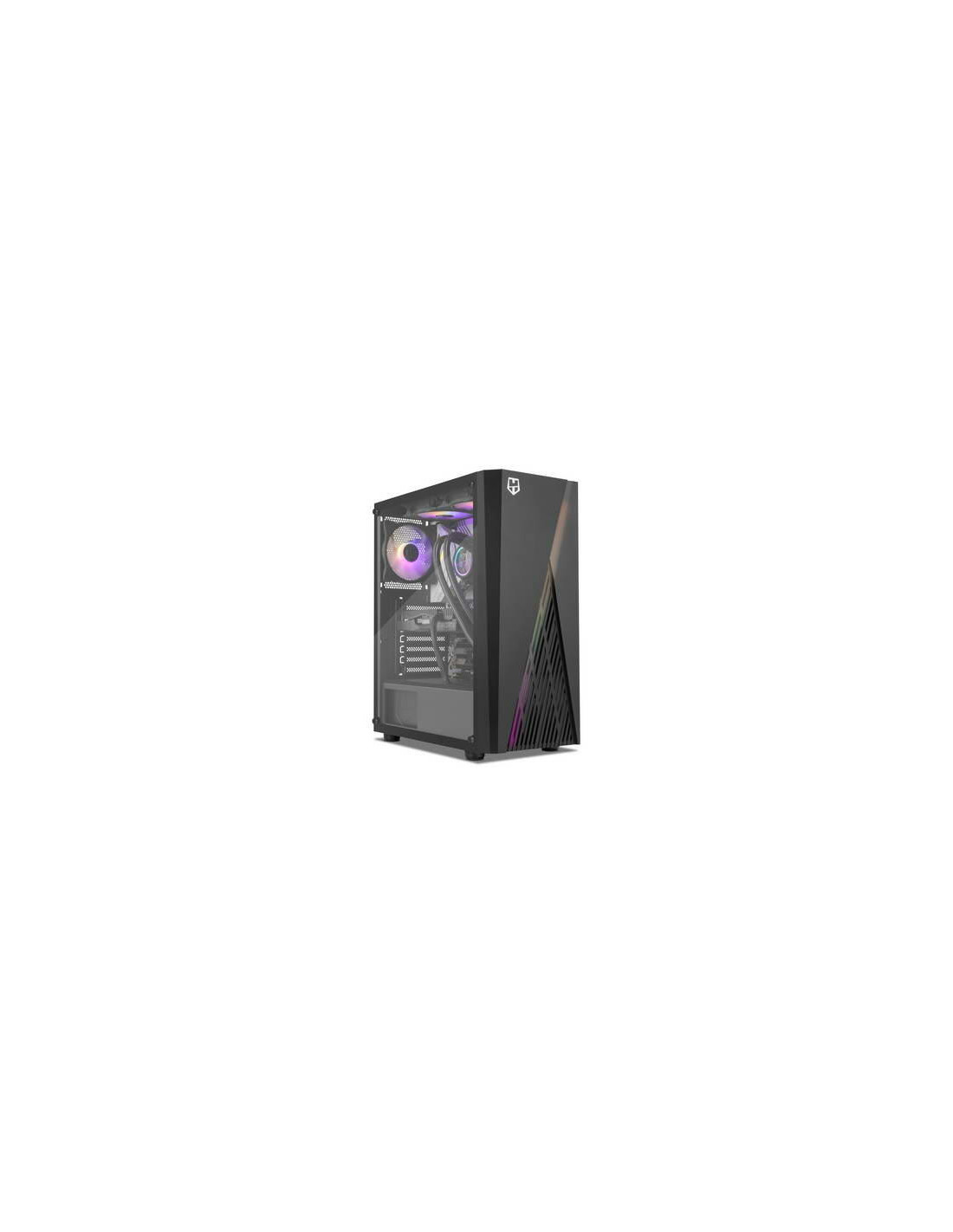 Caixa de Computador Nox Hummer Frost ARGB - Midi Tower com Painel em Vidro Temperado