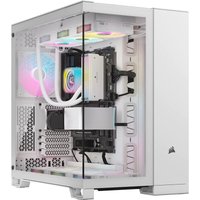 Caixa de PC ATX iCUE LINK 6500X RGB Midi Tower Vidro Temperado (Branco) - CORSAIR