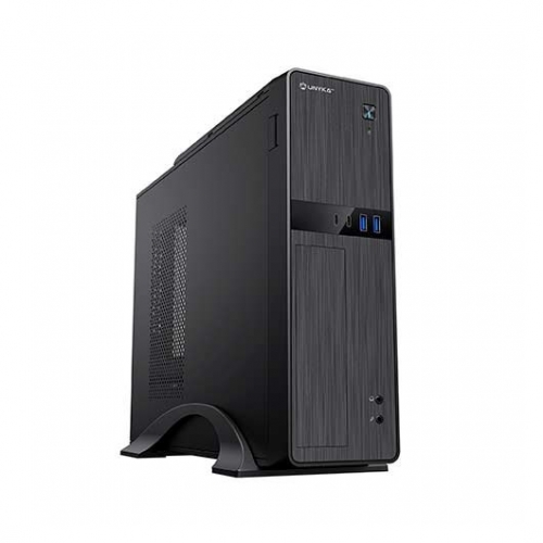 Caixa de PC Micro-ATX UK2011 c/ Fonte de Alimentação 450W (Preto) - UNYKACH