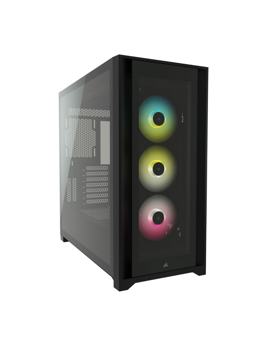 Caixa E-ATX Corsair iCUE 5000X RGB Smart, Vidro Temperado, USB-C, 3 Ventoinhas
