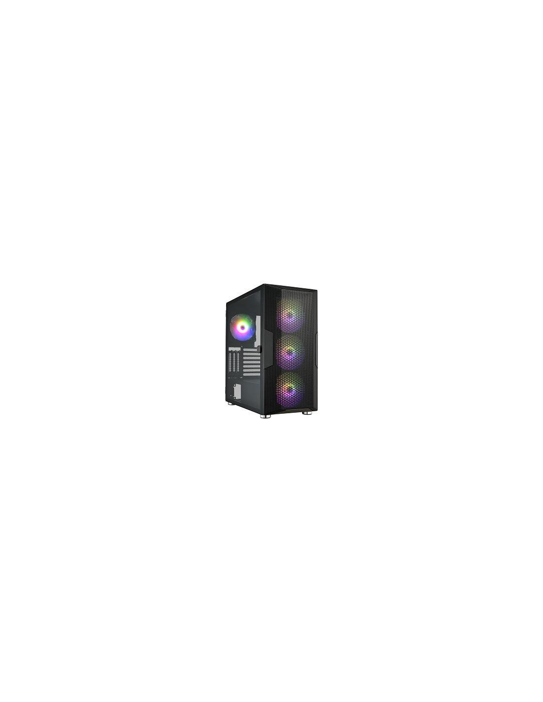 Caixa E-atx Fsp Cut592 Preta 4x Fan 140mm