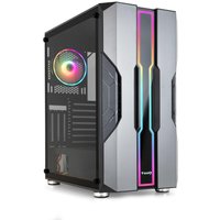 Caixa E-ATX Tooq NIGHTCITY ARGB c/ Vidro Temperado Preta