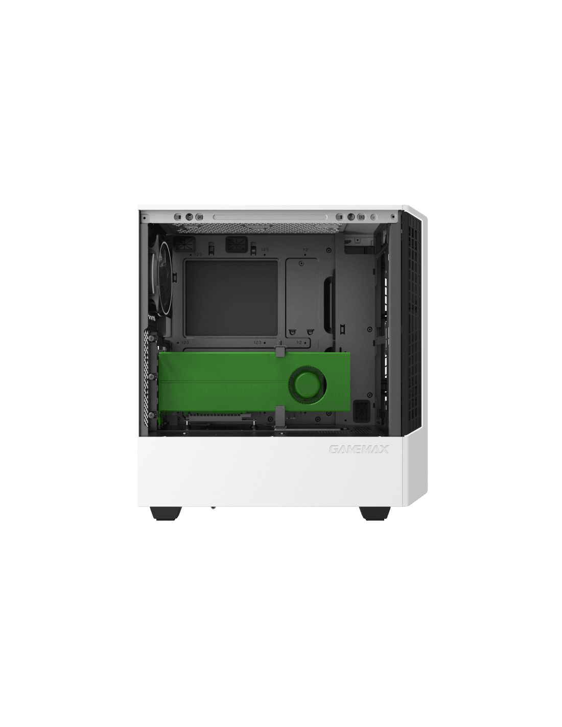 Caixa Gamemax Panda T802 White - ATX, Vidro Temperado, ARGB, USB 3.0