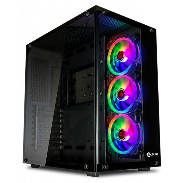 Caixa Gaming ATX Cronos RGB Vidro Temperado USB 3.0 (Black) - TALIUS