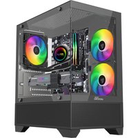 Caixa M-ATX GAMING SLAYER RX34 CRYSTAL com Painel Lateral (Vidro Temperado - 2 Bases)
