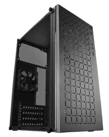 Caixa MARS GAMING MC 1000 FULL METAL MICRO-ATX CASE, GLASS, FRONT MESH, MC1000 Preto